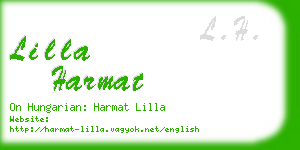 lilla harmat business card